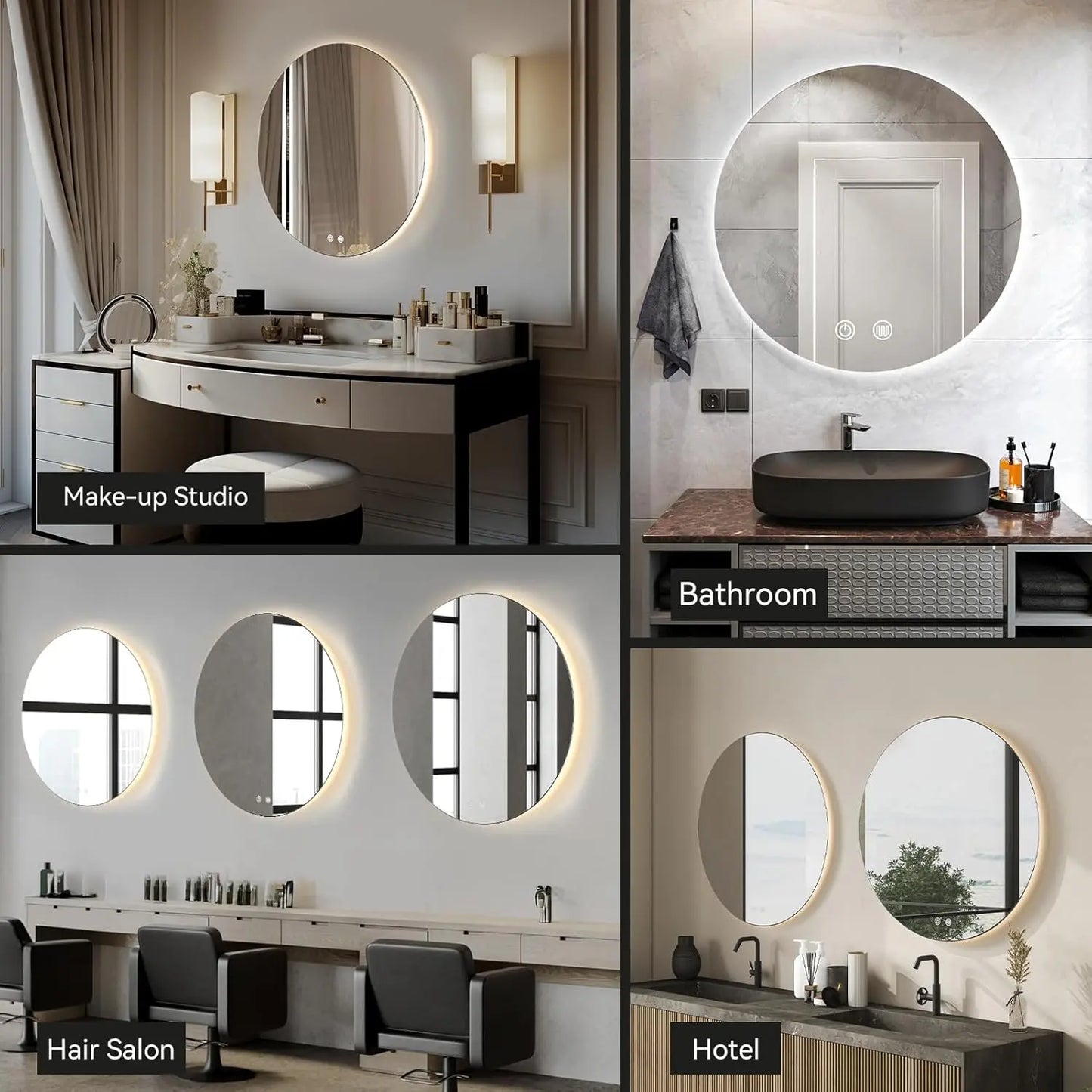 Lumire™ Round LED Bathroom Mirror™ Lumire™ Mirrors