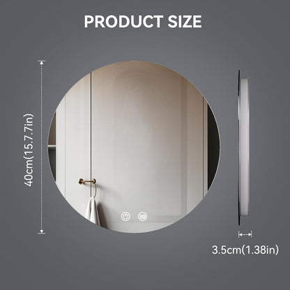 Lumire™ Round LED Bathroom Mirror™