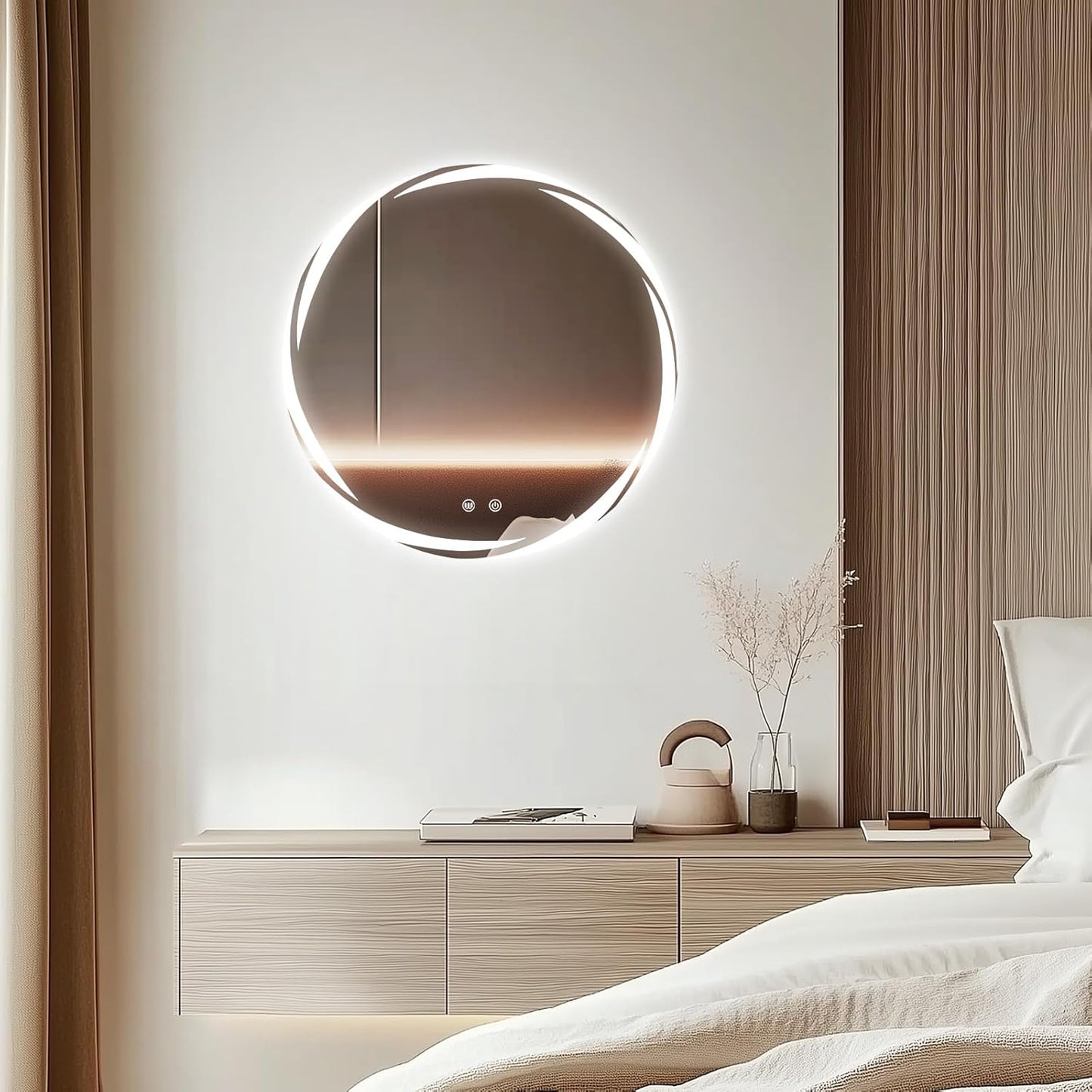 Lumire Round Whirlwind Wall Vanity (50CM)