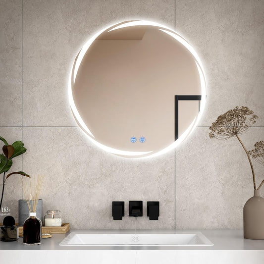 Lumire Round Whirlwind Wall Vanity (50CM)