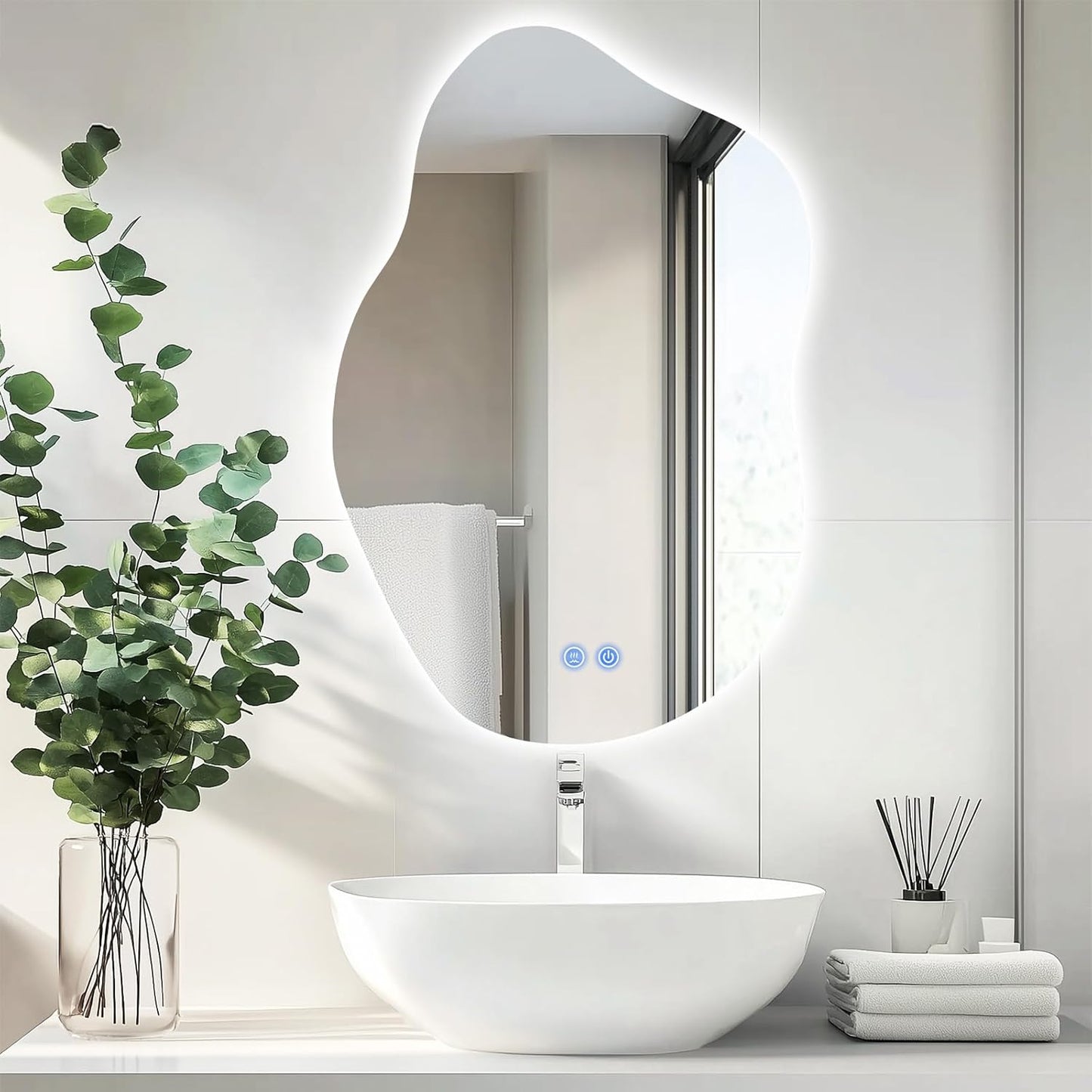 Lumire™ Abstract Bathroom Mirror