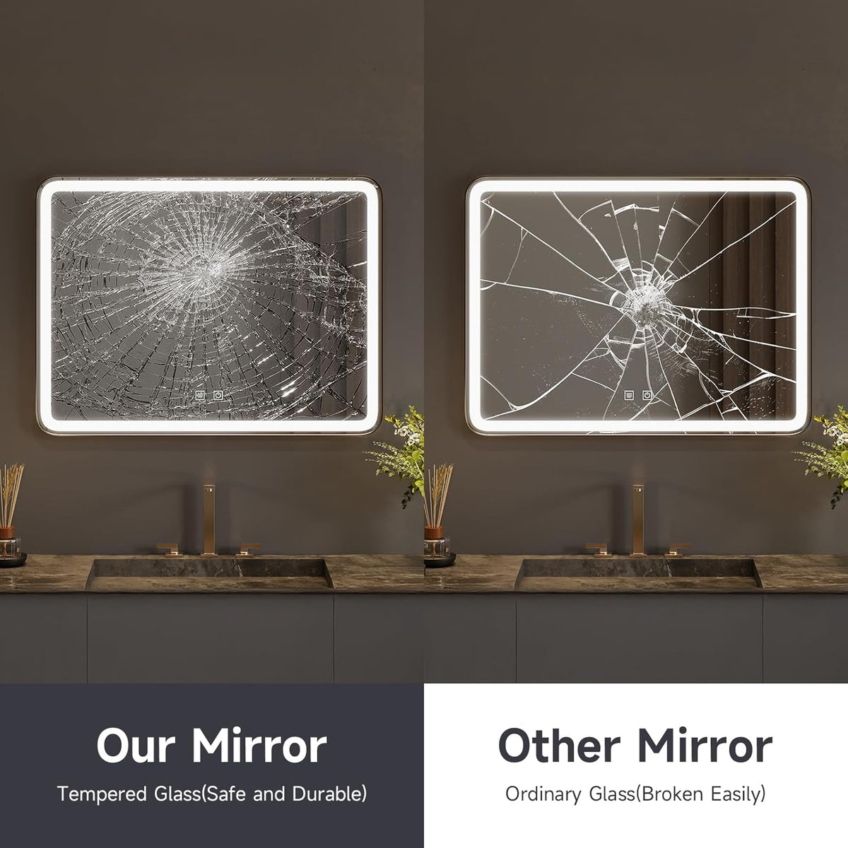 Lumire™ Rectangular Bathroom Mirror™