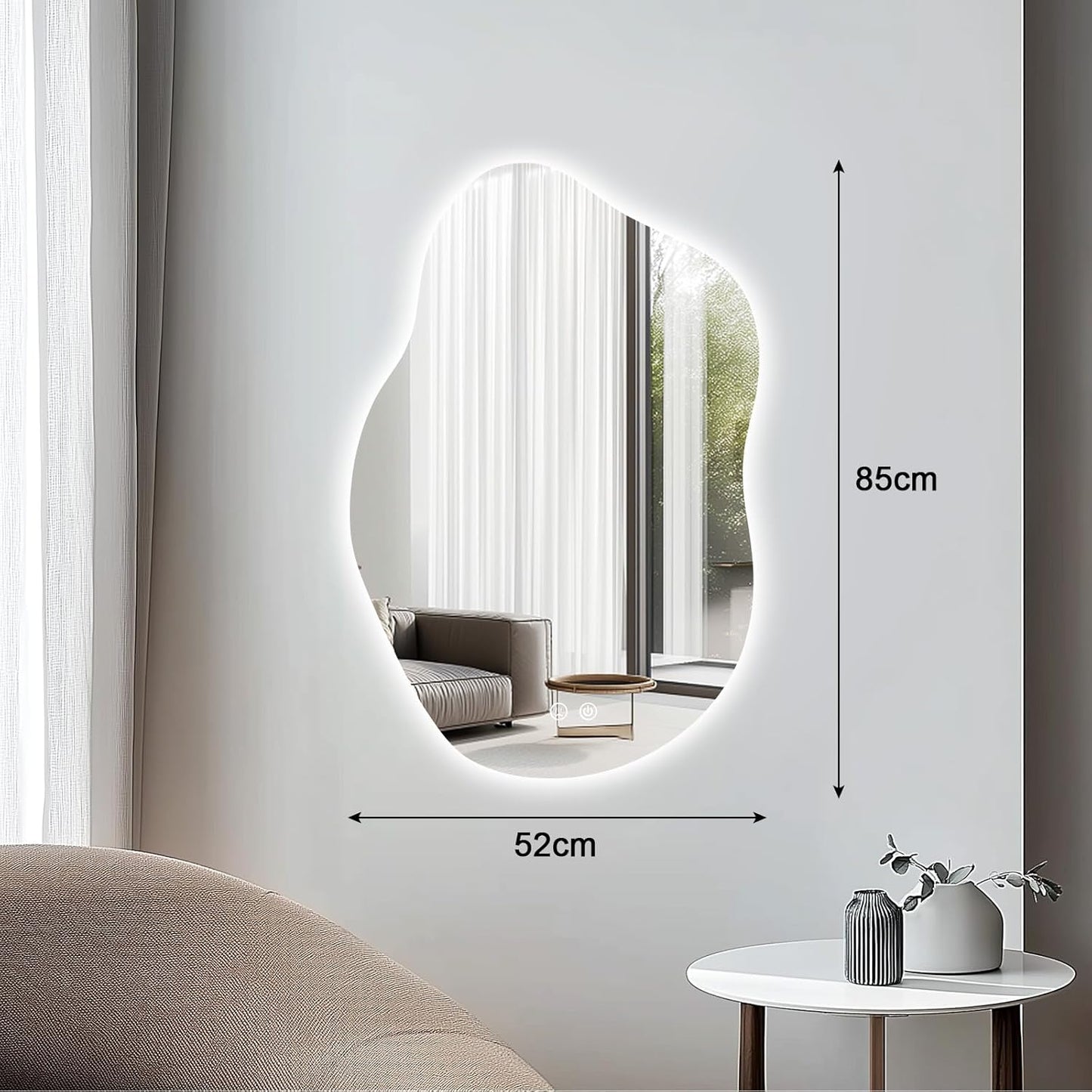 Lumire™ Abstract Bathroom Mirror